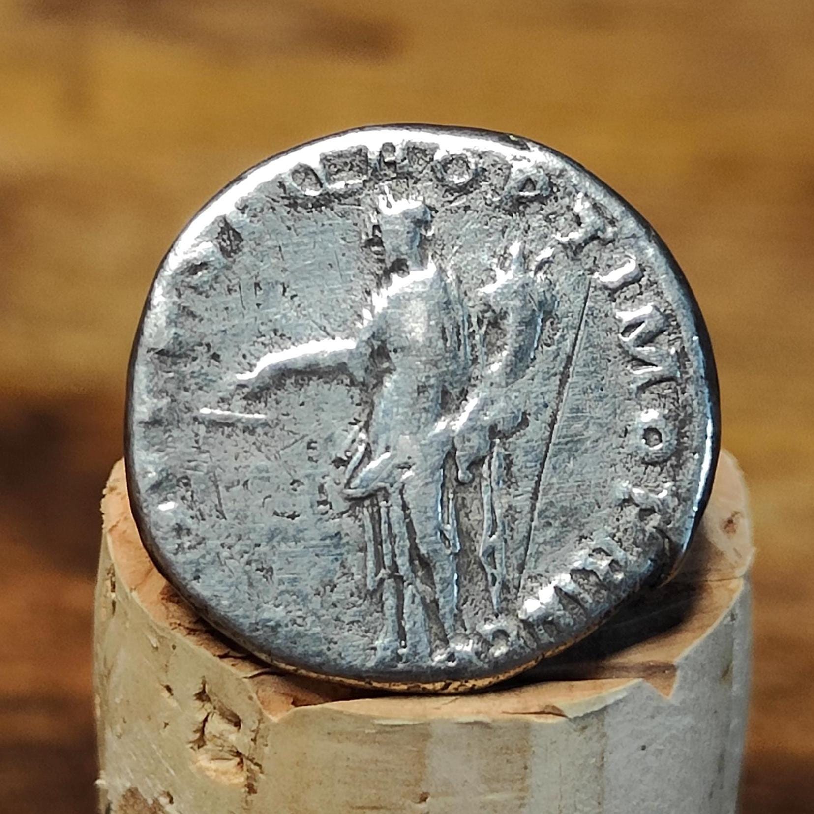 Trajan Silver Denarius, Ancient roman coin with Aequitas reverse - VPUKcoins
