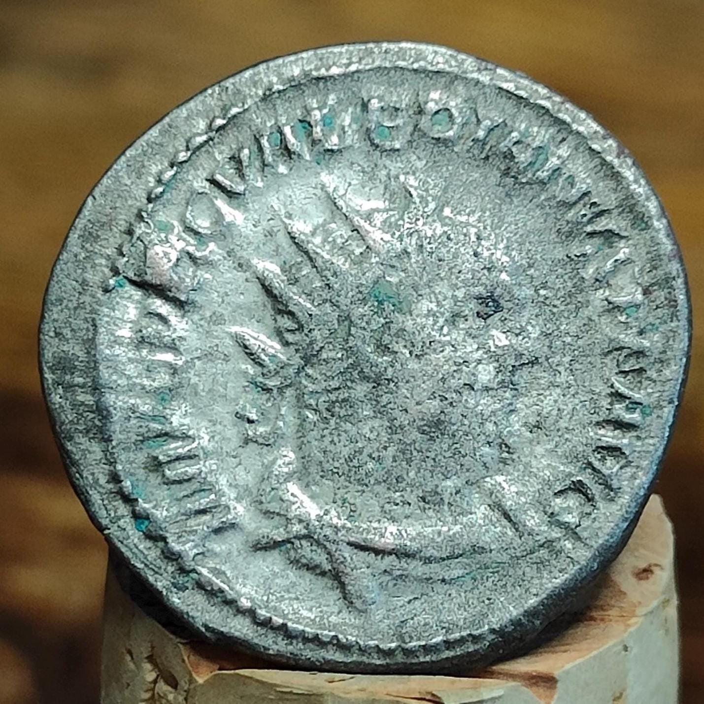 Valerian I Silver Antoninianus, Authentic ancient roman double denarius. - VPUKcoins