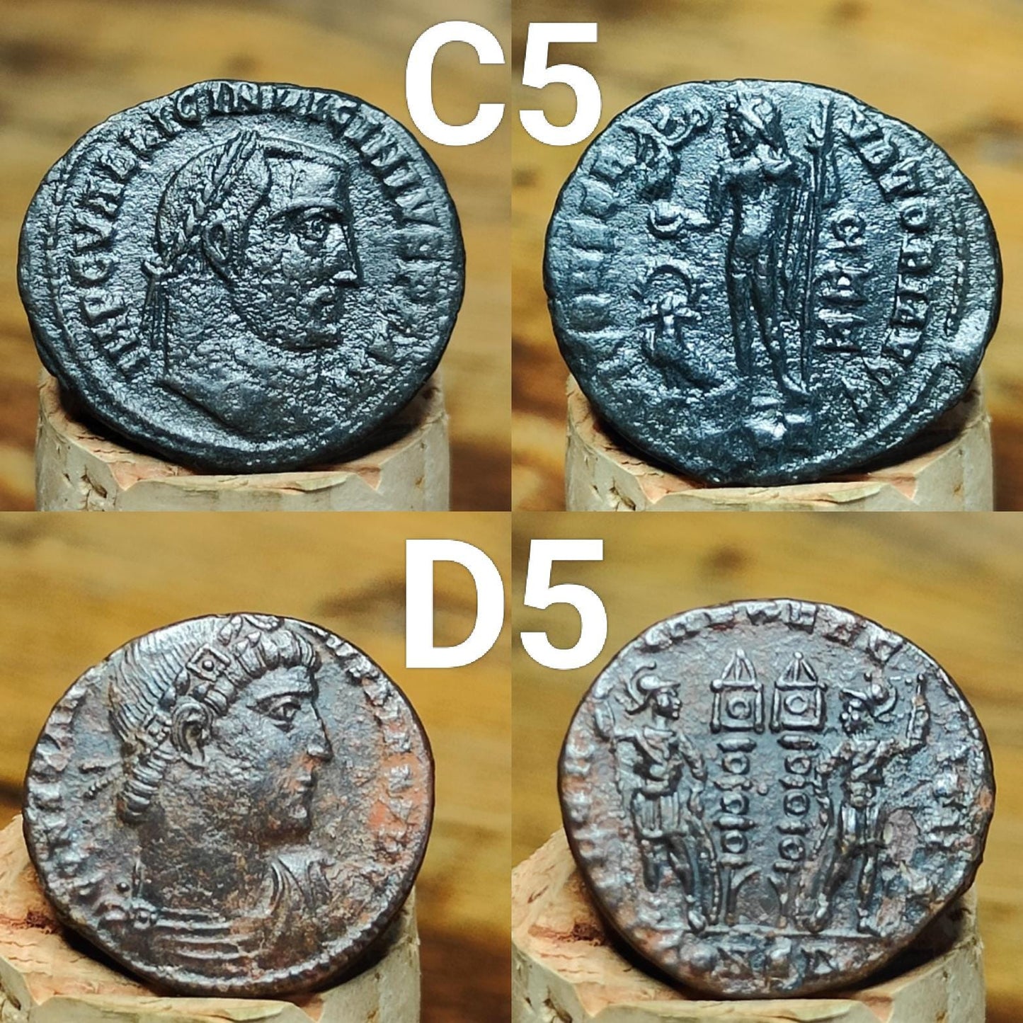 Very Fine Roman coins, 4th century ancient Nummus - VPUKcoins
