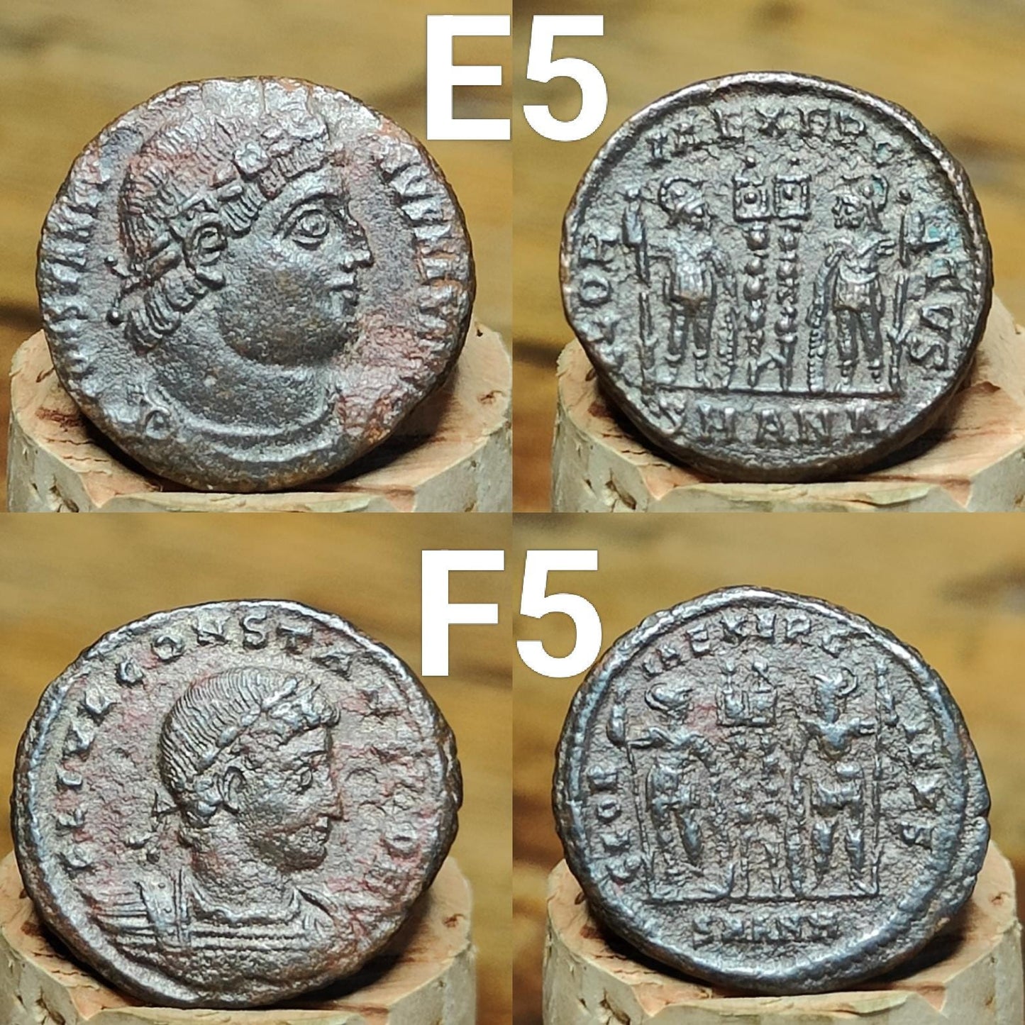 Very Fine Roman coins, 4th century ancient Nummus - VPUKcoins