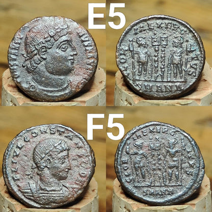 Very Fine Roman coins, 4th century ancient Nummus - VPUKcoins