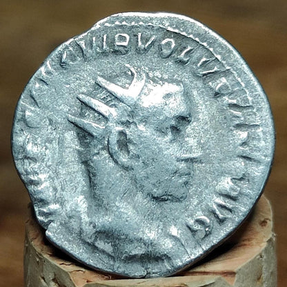 Volusian Roman Antoninianus, Pietas reverse, ancient double denarius coin - VPUKcoins