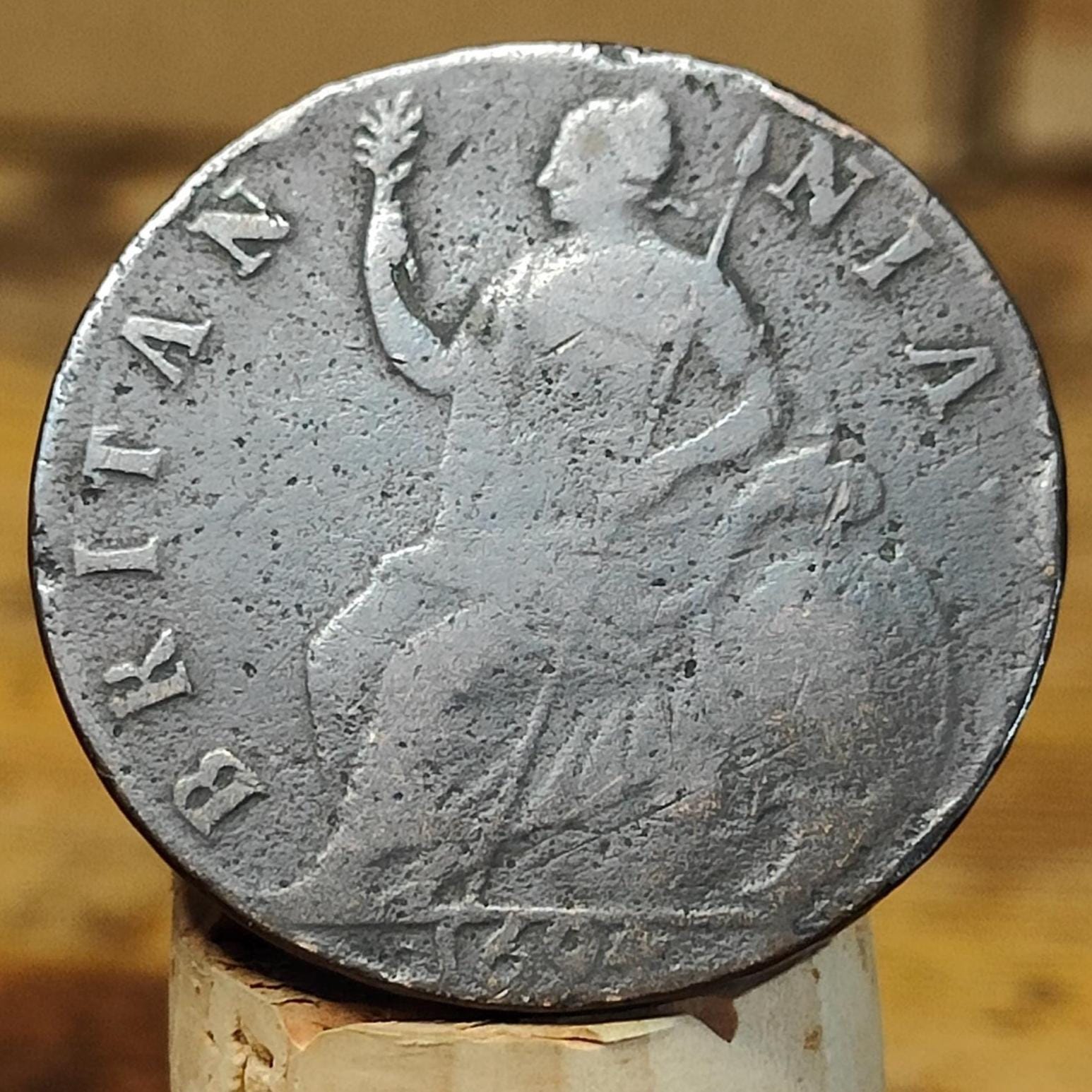 William & Mary half Penny, dated 1694 - Georgian/ US colonial coin - VPUKcoins